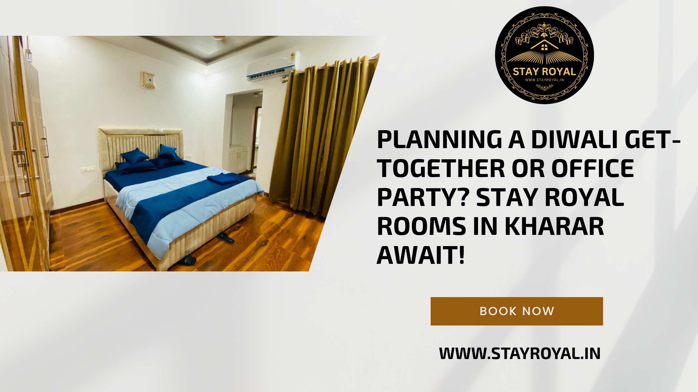 Planning a Diwali Get-Together or Office Party? Stay Royal Rooms in Kharar Await!